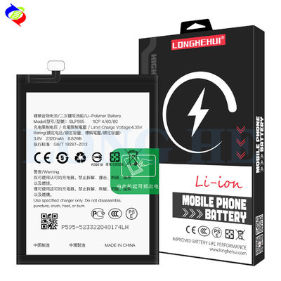 Populaire OEM-lithiumbatterie 2320mah vervangbare telefoonbatterij BLP595 voor OPPO R7 R7 Lite