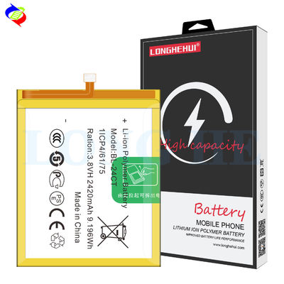 BL-24CT Lithiumbatterie voor telefoon voor Tecno Phantom Z mini Z1 mini 3.8V 2420mAh vervangende batterij