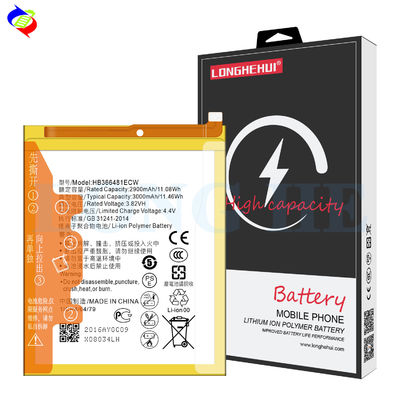 Oorspronkelijke vervangende batterij HB366481ECW voor P20lite Huawei P9Llite Y6 2018 Y7 2018 3000mAh 3.82V