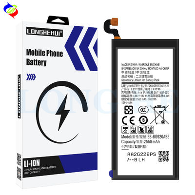Dubbele IC-bescherming mobiele telefoonbatterij voor Samsung Galaxy S6 G9200 G9206 EB-BG920ABE