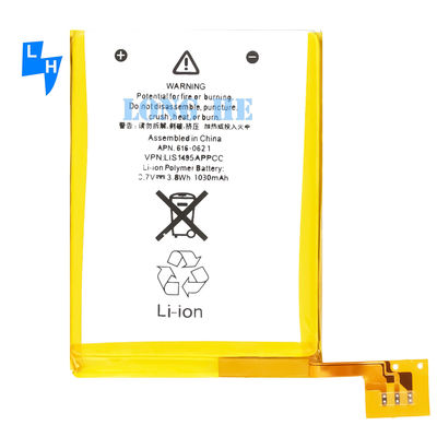Upgrade uw iPod Touch 5 met 1030mAh 4,35V vervangende batterij 616-0621 LIS1495APPCC