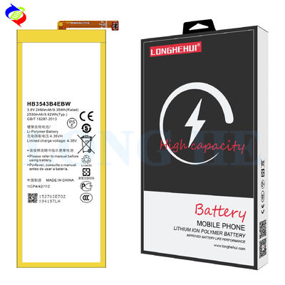 Huawei Ascend P7 batterij vervanging 2460mAh HB3543B4EBW mobiele batterijen OEM/ODM