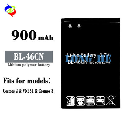 LG Cosmos 2 3 A340 430G A380 WINE 3 UN530 F4 VN220 VN251 BL-46CN Batterij Zwart
