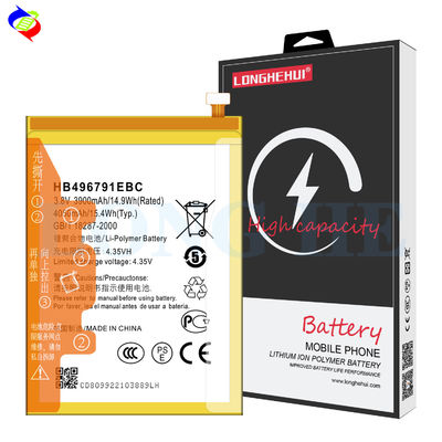 3500mAh-4050mAh capaciteit Mobiele telefoonbatterij voor Huawei Mate1 Mate2 HB496791EBC