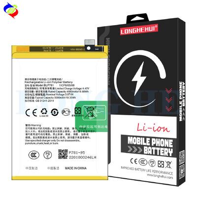 Hoge capaciteit 5000mAh Wit BLP781 A92-2020 CPH2061 Mobiele telefoonbatterij voor OPPO A52