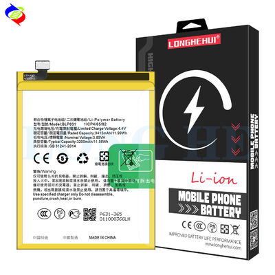 3200mAh oplaadbare lithium-ion polymer batterij BLP631 voor Oppo F3/F5/F7/A73/A77 mobiele telefoon