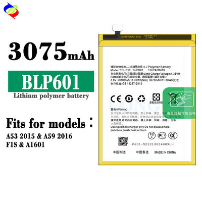 3075mAh F1S BLP601 A53 mobiele telefoonbatterij voor OPPO A53 batterij de ultieme energiebron