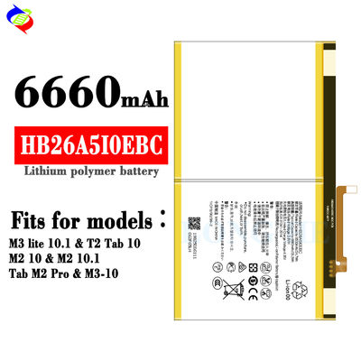 6660mAh A HB26A5I0EBC MediaPad M3 Lite 10 Tab accu voor Huawei MediaPad T2 10.0 Pro
