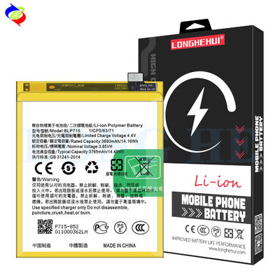 3750mAh BLP715 K3 Mobiele telefoonbatterij voor OPPO K5 Oplaadbaar en langdurig
