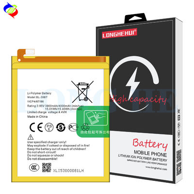 Double IC Protection BL-39BT 3900mAh mobiele telefoonbatterij voor Tecno i5 Pro