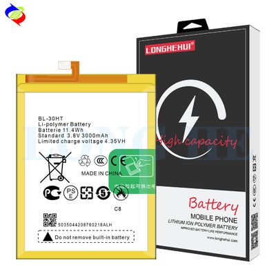 Mobiele telefoon BL-30HT Batterij vervanging voor Tecno C8 3.8V 3000mAh Hoge capaciteit