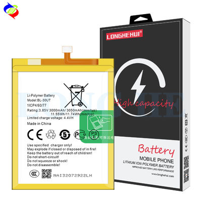Tecno CA6 CM 3.85V Telefoon BL-30UT Batterij 3050mAh Oplaadbare batterijen met codering