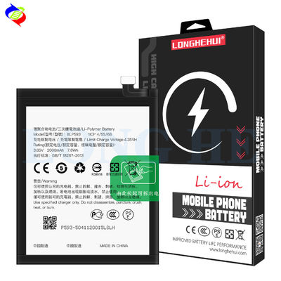 3000mAh 3.85V herlaadbare polymer lithiumbatterij BLP593 voor OPPO Neo 5 A31R1201 A31T U Slim