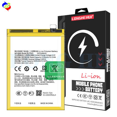 Hoge capaciteit 3200mAh BLP643 mobiele telefoonbatterij voor OPPO R11S Witte oplaadbare batterijen