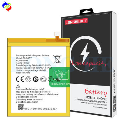 BL-34DT 3.85V 3500mAh oplaadbare batterij voor Tecno Phantom 9 CC9 AB7 Camon 12 Pro