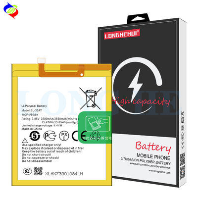 Stock AX8 en AX7 BL-35AT 3550mAh mobiele telefoonbatterij voor Tecno Phantom 8 gegarandeerd