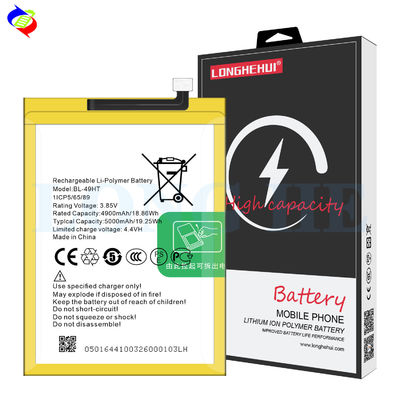 Dubbele IC-bescherming 5000 mAh batterij voor Tecno Spark 6 BL-49HT Langdurig en veilig