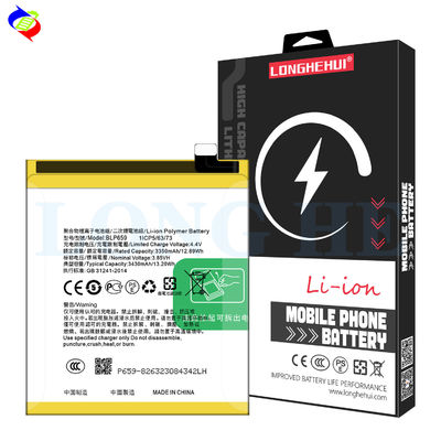 ODM/OEM BLP659 3430MAH Li-ion Polyer oplaadbare batterij voor Oppo R15 Pro