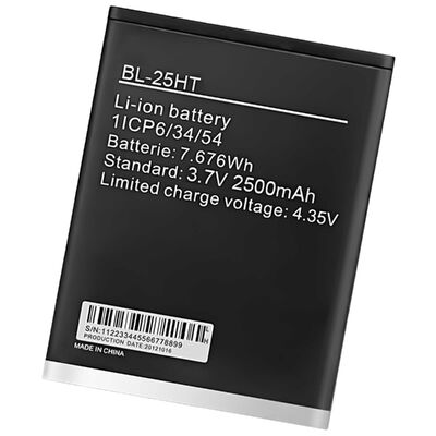 Double IC Protection Battery BL-25HT 2500mAh voor Tecno Camon C7 Mobiele telefoon