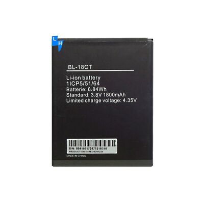 Mobiele telefoon Hoge duurzaamheid 1800mAh Lithium Polymer Battery BL-18CT voor Tecno Y3 Y4