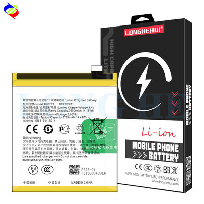 3765mAh Capaciteit Gele BLP723 Batterij vervanging voor OPPO Realme X door telefoonbatterij