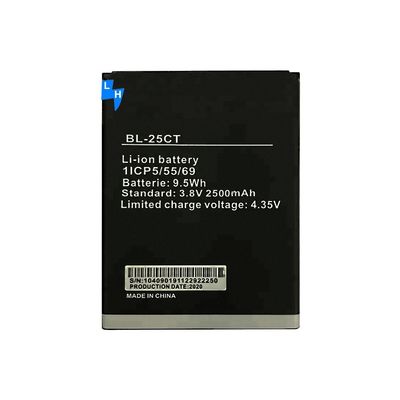 Verbeter je Tecno C5 met 2050mAh BL-25CT vervangende batterij Zwart