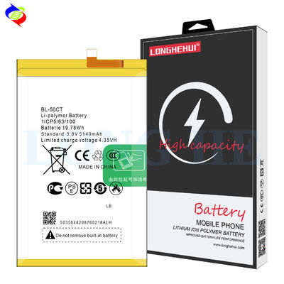 Oplaadbare BL-50CT 5050mAh L8 plus Mobiele telefoonbatterij voor Tecno L8 batterij