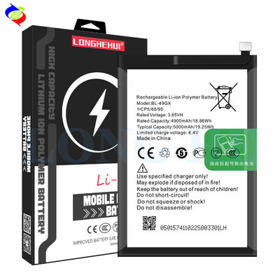 5000mAh BL-49GX X690 X657 Smart 5 Mobiele telefoonbatterij voor Infinix Note 7 Zwart