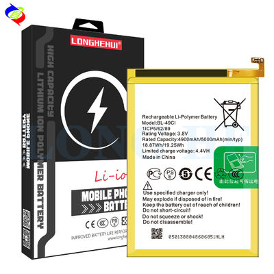 Itel BL-49CI 5000mah 3.85v Li-ion mobiele telefoonbatterij met hoge capaciteit