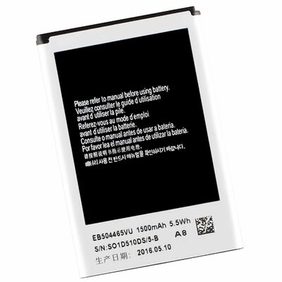 Oplaadbare li-ionbatterij 1500mAh 3.85V voor Samsung I5700 I5800 I8700 S8530 EB504465VA