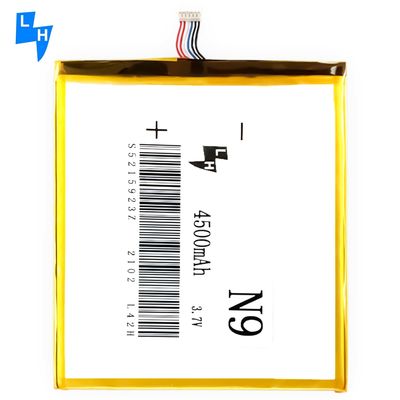 Hoge capaciteit gele polymeer lithiumbatterij BL-N9 voor Tecno N9 Mobiele telefoon 4500mAh 3.7V