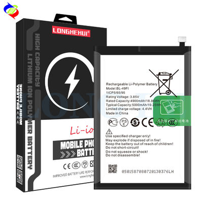 Oplaadbare 5000mAh BL-49FI batterij voor itel P36 P37 ODM 500PCS Lithium Ion batterij