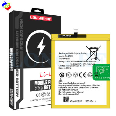 OEM/ODM BL-43AX 4450mAh X603 Mobiele telefoonbatterij voor infinix Zero5