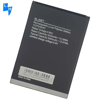 Tecno POP 3 BB2 Mobiele telefoon BL-34ET Original Li-ion Polyer oplaadbare batterij