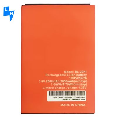 BL-20Hi OEM Li-ion batterij voor mobiele telefoons Oplaadbare batterijen voor Itel A16 A23 A32F Batteira