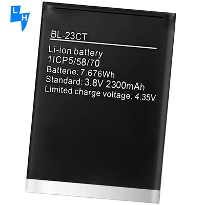 BL-23CT 2300mAh Mobiele telefoonbatterij voor Tecno WX3 LTE batterij Langdurig en zwart