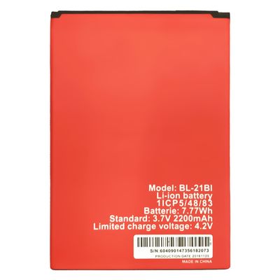 Oplaadbare BL-21Bi 2200mAh mobiele telefoonbatterij voor itel it1503