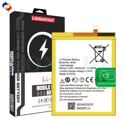 BL-30SX 3000mAh 3.85V oplaad 0 cyclus batterij voor Infinix X522 mobiele telefoon modellen