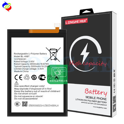 BL-48BT OEM ODM Mobiele telefoonbatterij voor Tecno 5000mAh Conditie 100% compatibel