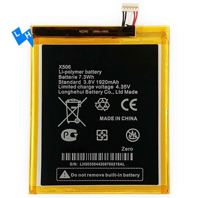 Oplaadbare 1920mAh X506 mobiele telefoonbatterij voor Infinix Zero oplaadbare batterijen