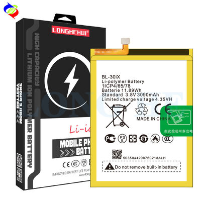 BL-30iX vervangende mobiele telefoonbatterijen voor Infinix X552 Zero 3 3.8V 3090mAh