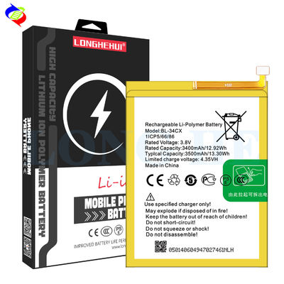 Codering BL-34CX 3500mAh S4 mobiele telefoonbatterij voor Infinix X626 oplaadbare batterijen