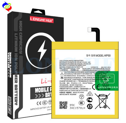 KP50 Lithium-ion polymer mobiele telefoonbatterij voor Motorola One ZOOM White en Stock