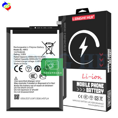 Ori 1 1 5000mAh BL-49FX Hot 9 Mobiele telefoonbatterij voor Infinix X655 oplaadbare batterijen