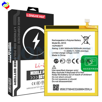 BL-30VX 3000mAh 4.4V batterij voor INFINIX X5515 Samrt2 Capaciteit en lange levensduur