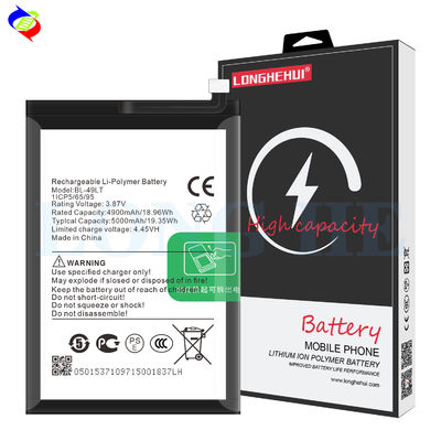 Oplaadbare BL-49LT telefoonbatterijen 5000mAh vervangende batterij voor Tecno Camon19/CI6n