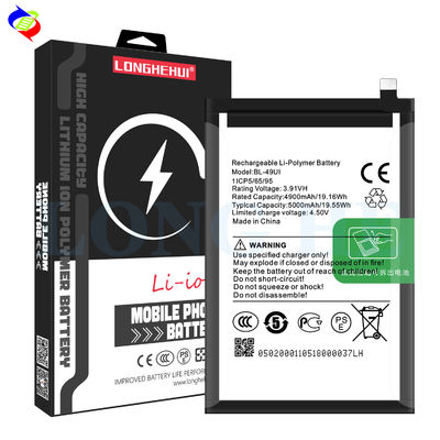 BL-49UI 3.91V 5000mAh batterij voor Itel RS4 Lithium Ion batterij Mobiele telefoon Compatibel