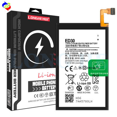 ED30 3,8V 2010mAh Lithium Polymer Battery voor vervangbaar opladen MOQ ODM/OEM