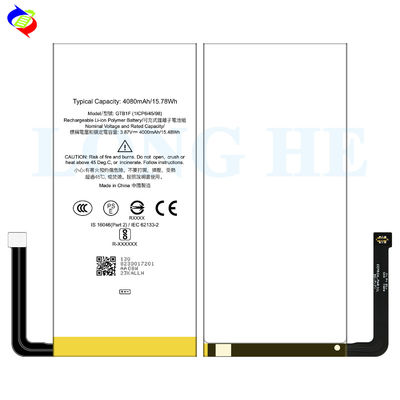 Mobiele telefoon oplaadbare Li-ion polymer batterij GTB1F voor Google Pixel 5 4080mAh 3.87V