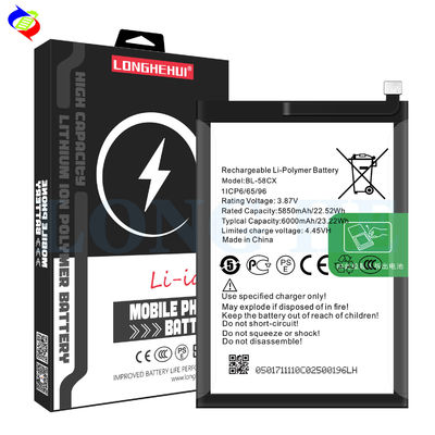 Hoge capaciteit 6000mAh BL-58CX batterij voor Infinix X659 Black Design en langdurig